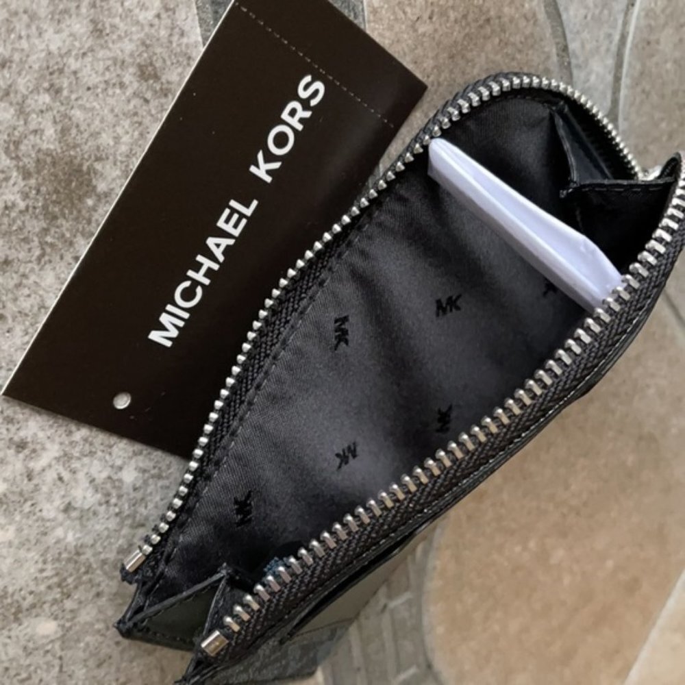 Michael Kors L Zip Mini Wallet Admiral NWT - Picture 5 of 16